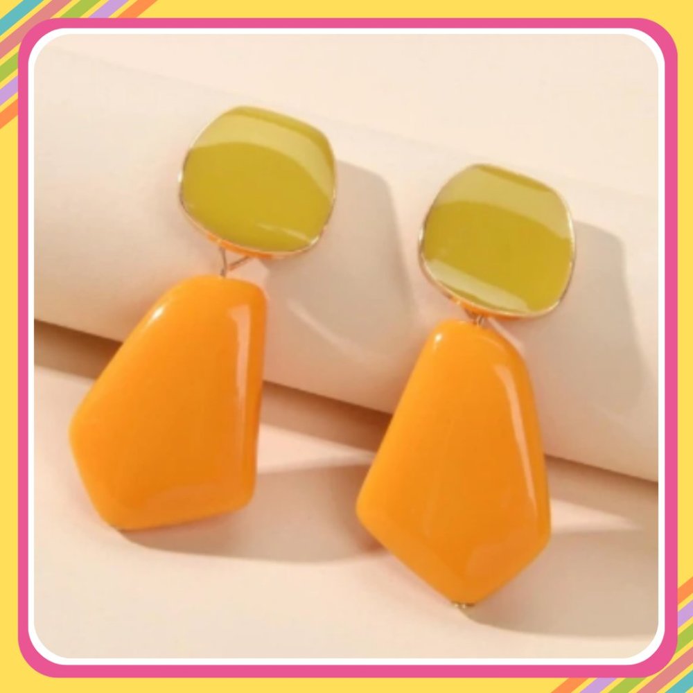 Two-Tone Earrings
